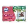 Papel higiénico 2 capas Confort Carrefour 12 rollos
