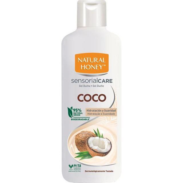 Gel ducha de coco natural honey, bote 600 ml