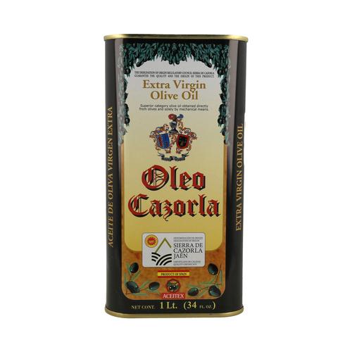 OLEO CAZORLA Aceite de oliva virgen extra D.O.P. Sierra de Cazorla lata de 1 l