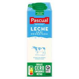 Leche semidesnatada Pascual brik 1 l