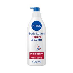 NIVEA Repara & cuida Loción corporal (body milk) hidratación intensa, para pieles secas y muy secas 400 ml