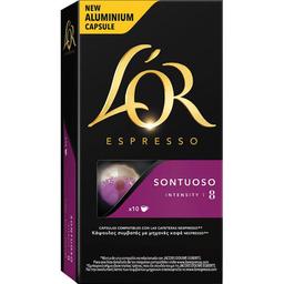 Café sontuoso compatible nespresso l'or, caja 10 uds