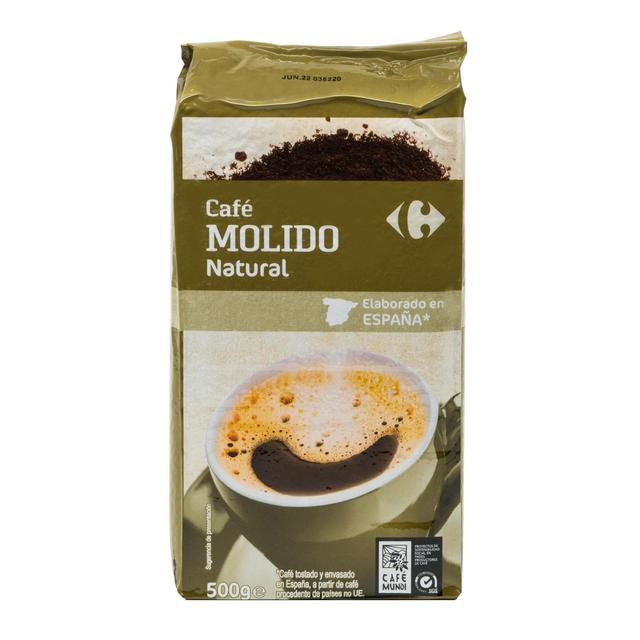 Café molido natural Carrefour 500 g