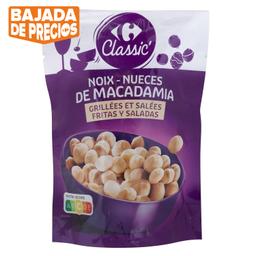 Nueces de macadamia fritas y saladas Carrefour 100 g