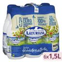 Leche semidesnatada Central Lechera Asturiana botella 6 x 1.5 l