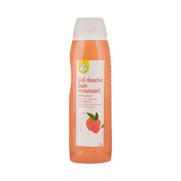 PRODUCTO ECONÓMICO ALCAMPO Gel de ducha - baño de burbujas con perfume de melocotón 1 l