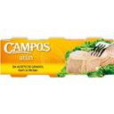 Atún en aceite de girasol campos, pack 3x70 g