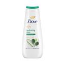 DOVE Advanced care Gel hidratante para ducha o baño con aloe vera y agua de abedul 400 ml