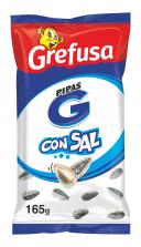 Pipas "G" con sal de Grefusa 165g