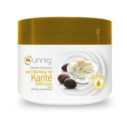 Crema corporal IFA UNNIA manteca de karité pieles sensibles tarro 250 ml