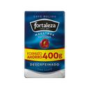 Café molido descafeinado natural FORTALEZA 400 g
