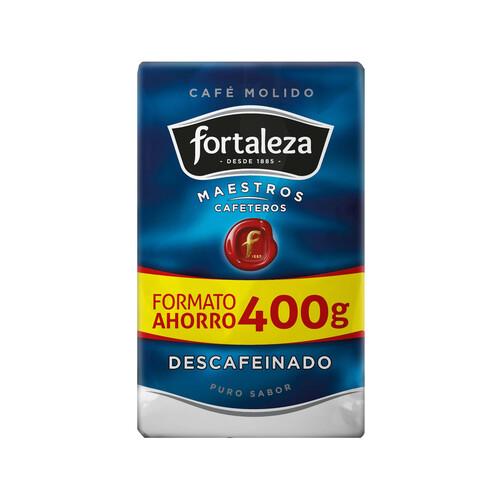 Café molido descafeinado natural FORTALEZA 400 g