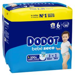 Pañal Dodot talla 6 66unidades