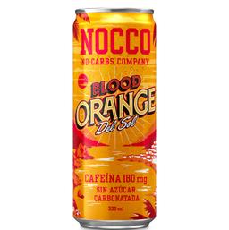 Nocco Blood Orange sin azúcar carbonatada bebida energética Lata 33 cl