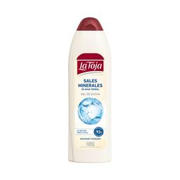 LA TOJA Gel de baño o ducha con sales minerales para piel suave y cuidada 600 ml