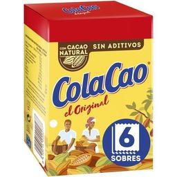 Cacao soluble cola cao, 6 unid., caja 108 g