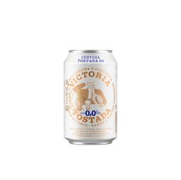 Cerveza tostada Victoria 0,0 alcohol lata 33 cl