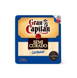 Queso de mezcla semicurado Gran Capitán cuña cortada de 230 g aprox