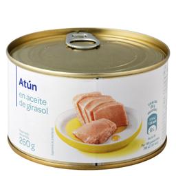 Atún en aceite de girasol 260 g