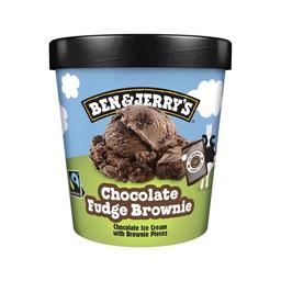 BEN & JERRY'S Tarrina de helado de chocolate con trocitos de brownie 465 ml