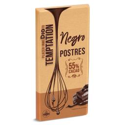 Chocolate negro 55% cacao para postres Temptation de Dia 200 g