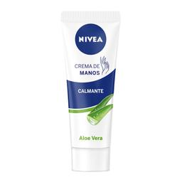Crema de manos calmante aloe vera NIVEA tubo 100 ml