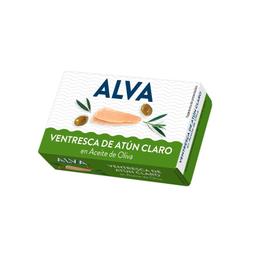 Ventresca de atún claro en aceite de oliva ALVA 111 g pn