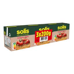 Tomate frito SOLIS brik pack 3x200 g