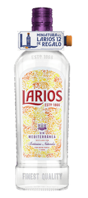 Ginebra Larios 1L + miniatura Larios 12