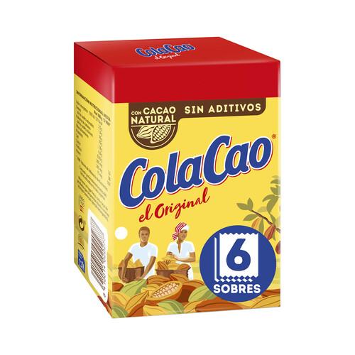 COLACAO Cacao en polvo soluble 6 sobres de 18 g