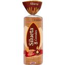 Pan de molde 8 cereales bimbo silueta, paquete 650 g