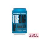 Cerveza sin gluten Free Damm 0,0% sin alcohol