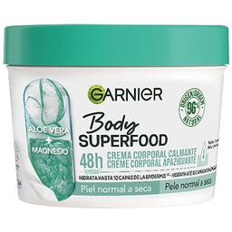 GARNIER Crema corporal calmante de hidratante (hasta 48 horas), para pieles normales a secas GARNIER Body superfood 380 ml