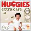 Pañales extra care 8-16 kgs talla 4 Huggies bolsa 33 unidades