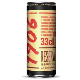 Cerveza ESTRELLA GALICIA 1906 reserva especial lata 33 cl
