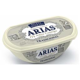 ARIAS Tarrina de mantequilla tradicional sin sal ARIAS 235 g