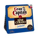 Queso de mezcla semicurado Gran Capitán cuña cortada de 230 g aprox