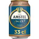 Cerveza tostada 0,0% alcohol Amstel Oro lata 33 cl