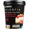 Helado cheesecake con salsa de fresa seleqtia, tarrina 390 g