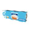 Atún claro al natural contenido reducido en sal Carrefour pack de 3 latas de 56 g