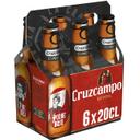 Cerveza Cruzcampo Especial pack 6 botellas de 20 cl