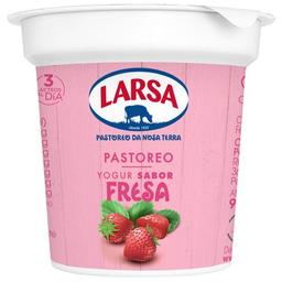 Yogur sabor fresa larsa, tarrina 125 g