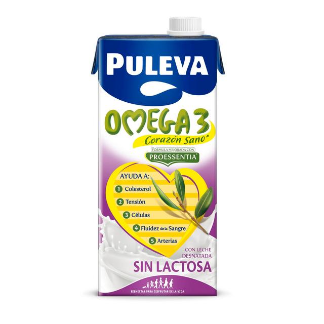 Preparado lácteo Omega 3 Puleva sin gluten sin lactosa brik 1 l