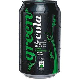 Refresco de cola sin azúcar green cola, lata 33 cl