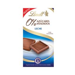 LINDT Chocolate con leche sin azúcares añadidos 100 g