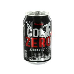 PRODUCTO ALCAMPO Refresco de cola Zero sin azúcar lata 33 cl