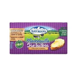 Mantequilla tradicional Central Lechera Asturiana sin lactosa 250 g