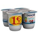Yogur sabor frutos del bosque Danone pack de 4 unidades de 120 g