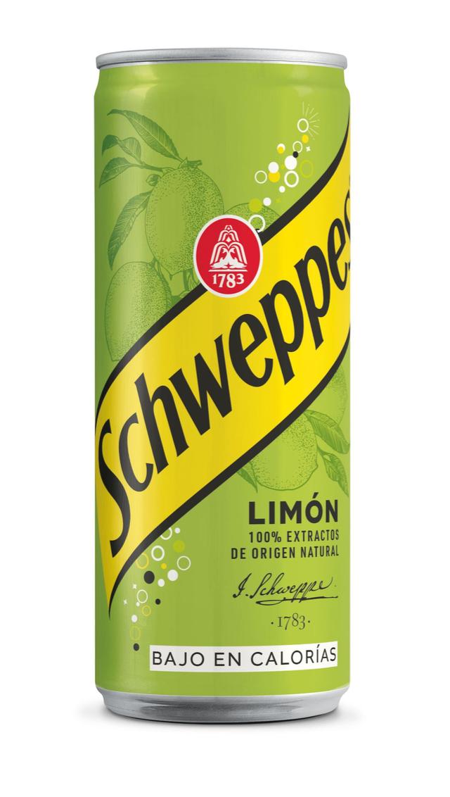 SCHWEPPES Refresco de limón lata de 33 cl