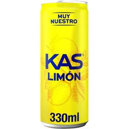 Refresco de limón kas, lata 33 cl